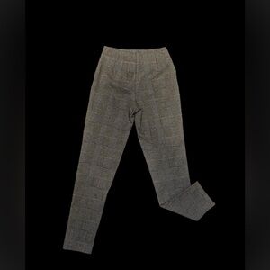 VTG black, white, and yellow wool work trousers: waist 24 inches